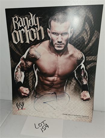 Signed Randy Orton 14"x11" Poster