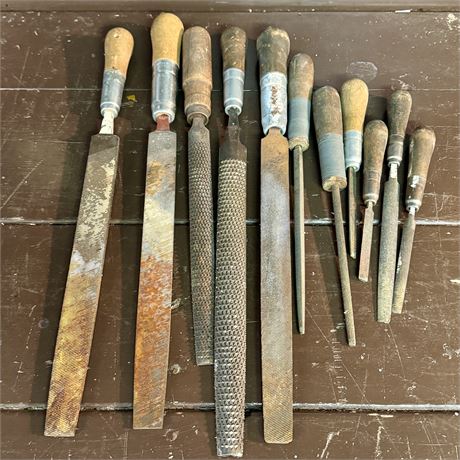 Assorted Vintage Metal Files