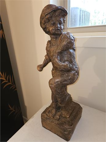 1972 Attilas Baseball Boy Sculpture