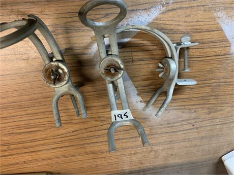 Metal Boat Rod Holder Lot of 3