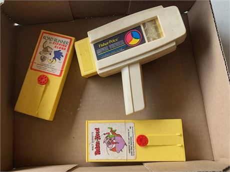 Vintage 1970s Fisher-Price Movie Viewer (Model #460) Toy