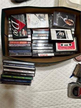 Cassette Tapes and Cd's