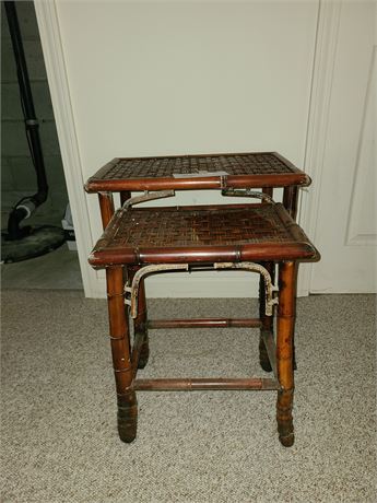 Rattan Stack Tables