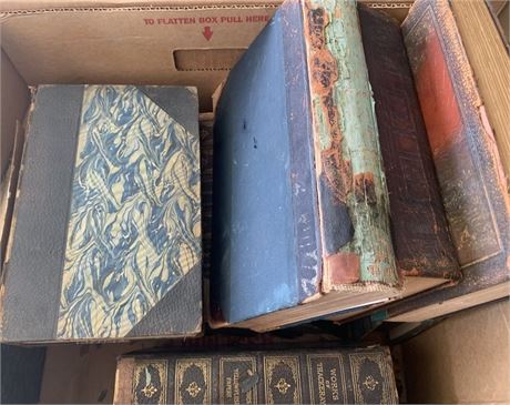 Antique Book Lot - Works of Thackeray & More