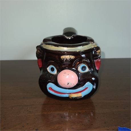 Vintage Japan Clown Ashtray