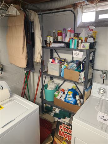 Household Corner Cleanout: Cleaners/Chemicals/Mops/Brooms & Much More