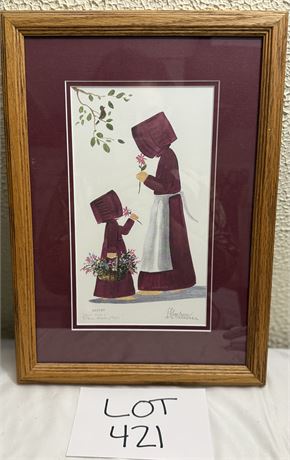 Diane Graebner Signed Framed Art 551/750 with COA