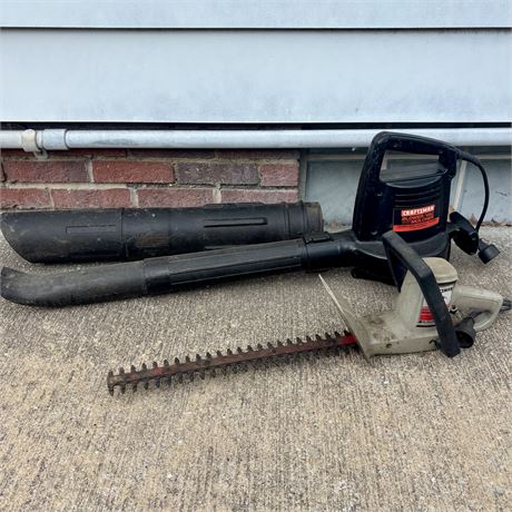 Craftsman Electric Blower Vac Mulcher and Bushwacker