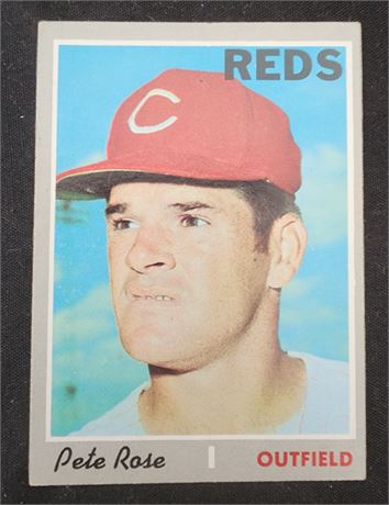 Topps 1970 Pete Rose Baseball Card