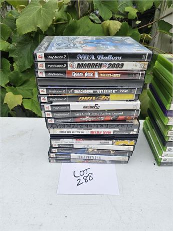 PlayStation Mixed Game Lot