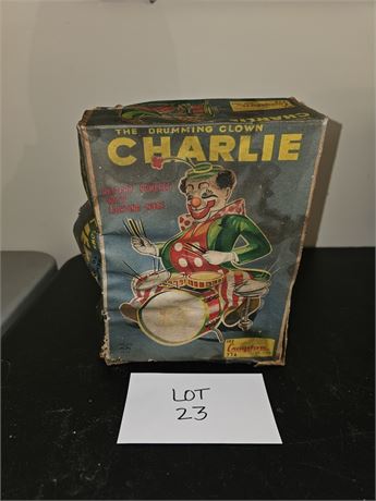 Cragstan 774 "Charlie" Drumming Clown Battery Operated