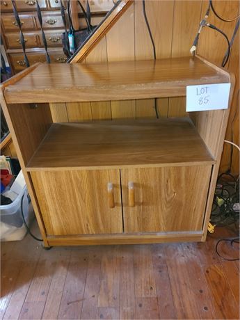 Wood TV Entertainment Stand with Storage