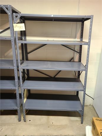 Gray Metal Shelf