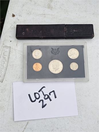 1972 Proof Set & Solingen "Fit-U" Straight Razor