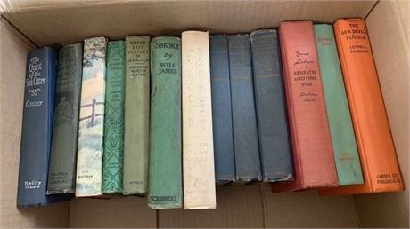 Vintage Books - Adventure, Childrens Literature From The 19202 - 1940s