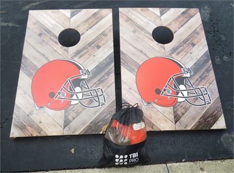 Cleveland Browns Cornhole Boards