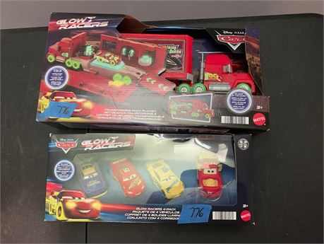 Disney's CARS Glow Racer Cars Set Of Two