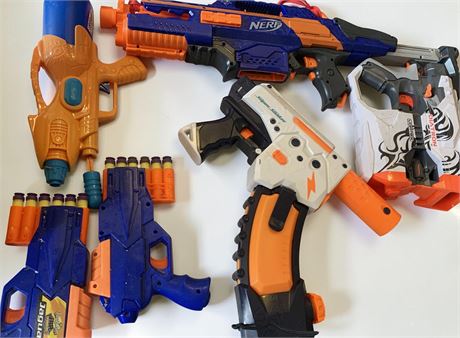 NERF Toy Water & Dart Blaster Gun Lot