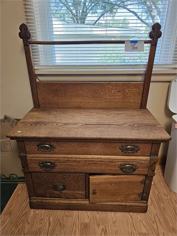 Antique Oak Washstand