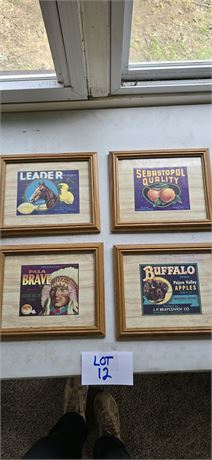 Framed Fruit Create Labels