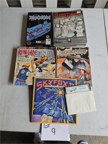 Vintage Commadore 64 Computer Games- Apple, Sega, Taito & More