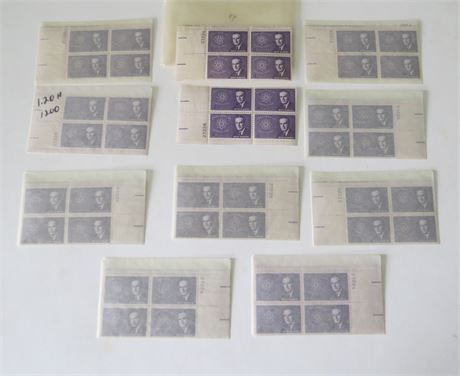 1962 4 Cent Senator Brien McMahon Stamps
