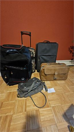 Mixed Luggage Lot: Travelwell, Samsonite & More