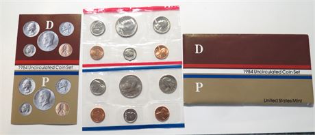 1984 Uncirculated Coin Set