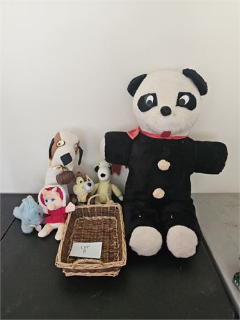 Vintage Mixed Plush- Snoopy, Carnival & More