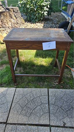 Vintage Wood Side Table