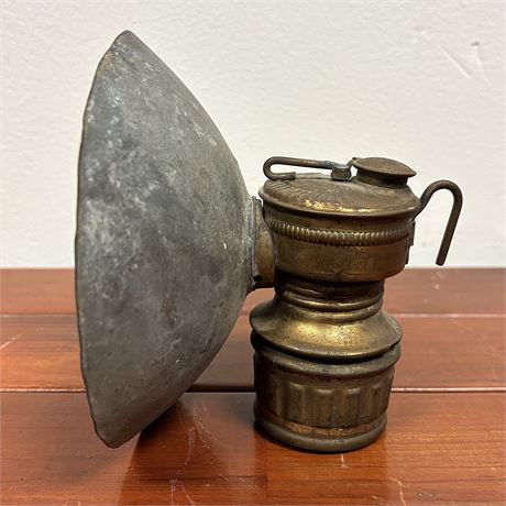 1920's Shanklin Mfg Brass Carbide Miners Lamp