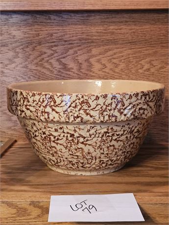 RRP Co. Large Brown Spatter Mixing Bowl