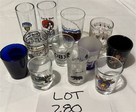 Mixed Shot Glass Lot