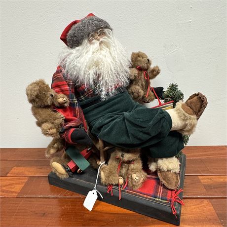 Timeless Collectibles Bouquet Enterprises Emmett & the Teddy Bears Santa