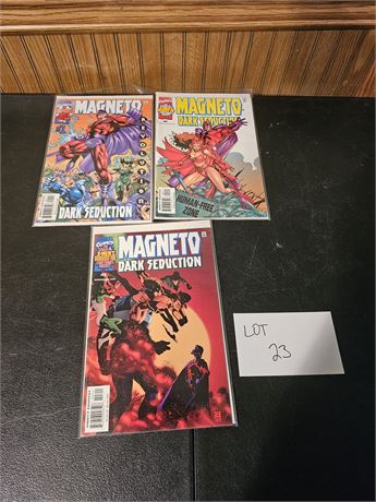 Magento Dark Seduction Marvel Comics # 1 , 2 & 3