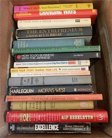 Vintage Books - What Color Is Your Parachute?, The Entrepreneur & More