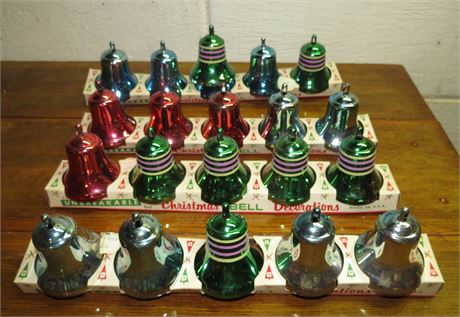 Vintage Christmas Bell Ornaments