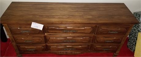 Vintage Wood Dresser