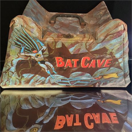 1966 Ideal Batman Batcave Playset W/Action Figures