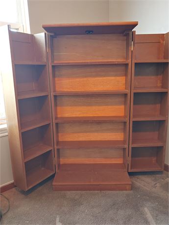 Wooden Media Storage Cabinet