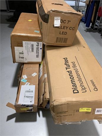 SEE VIDEOP - Pallet of Misc Boxed Furniture