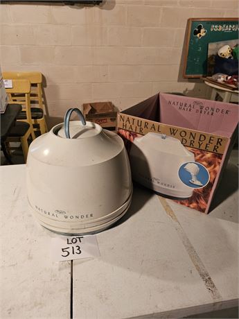 Vintage Natural Wonder Portable Hair Dryer