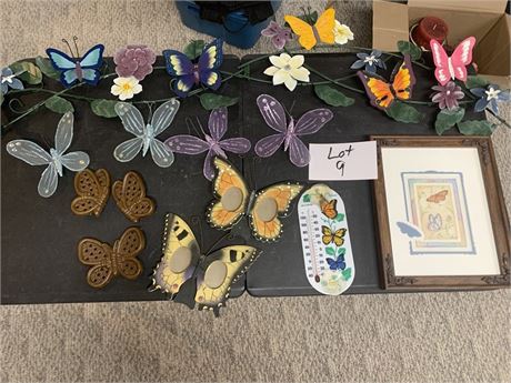 Burwood Butterfly Wall Art and More (Different Colors and Materials)