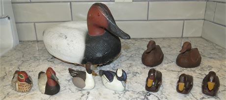 Wood & Ceramic Ducks