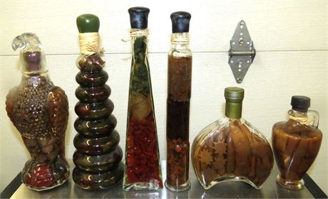 Vinegar Infused Pepper Decorative jars