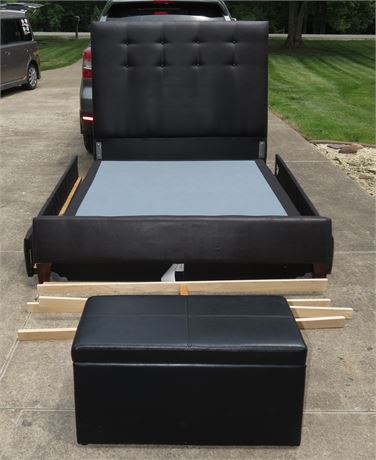 Queen Size Bed Frame, Box Spring
