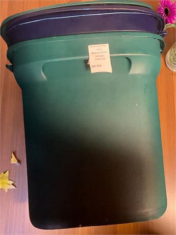 Plastic Storage Tote Lot of 2