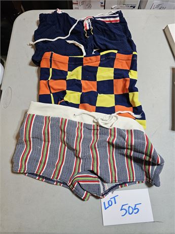 Vintage Youth Boys 1960's Swimming Trunks