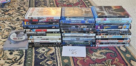 Mixed DVD Lot- Content, Rating & Age Vary