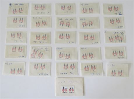 50 Star / 13 Star Flag 10 Cent Stamps
